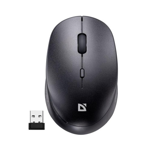 Mysz bezprzewodowa Defender AURIS MB-027 optyczna bezklikowa silent 1600dpi czarna - 1530182