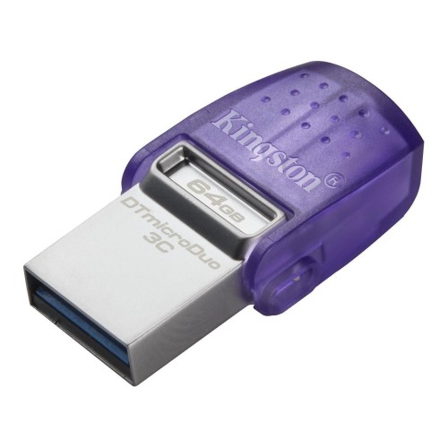 Pendrive Kingston DataTraveler microDuo 3C 64GB 200MB/S DUAL USB-A + USB-C 3.2 Gen 1 - 1390960