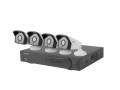 Zestaw do monitoringu Lanberg PCS-0804-0050 rejestrator NVR 8 kanałowy PoE + 4 kamery IP 5MP z akcesoriami - 628459