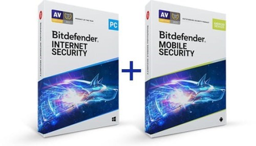 Licencja Bitdefender Internet Security + Mobile Security ESD 1stan/12m - 1545424
