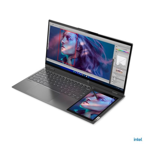 Lenovo ThinkBook Plus G3 IAP i7-12700H 17.3" 3K IPS 400nits AG 120Hz Eyesafe Touch + 8" HD IPS 350nits Glossy 60Hz Touch 16GB LPDDR5-4800 SSD512 Intel Iris Xe Graphics W11Pro Storm Grey - 1592200