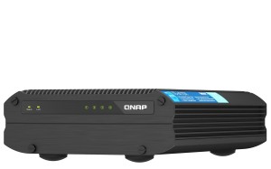 Qnap TS-i410X-8G, Desktop,  4 x 2.5" SATA SSD , Intel Atom x6425E 4C/4T, onboard 8GB (not expandable), 10 x 2.5GbE, External adapter (PSU)