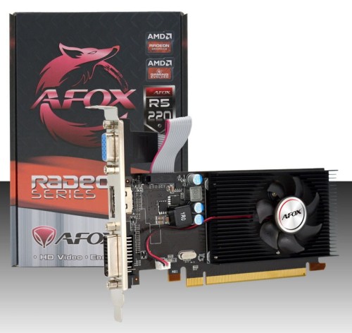AFOX RADEON R5 220 1GB DDR3 64BIT DVI HDMI VGA LP AFR5220-1024D3L5 - 1594816