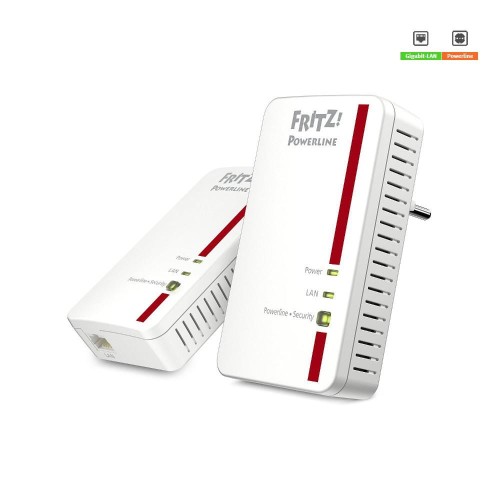 Adapter FRITZ! Powerline 1000E Set 1000Mbps 1xRJ45 (2szt) - 981400