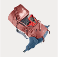 Plecak trekkingowy Deuter Aircontact X 60+15 redwood-ink - 1511328