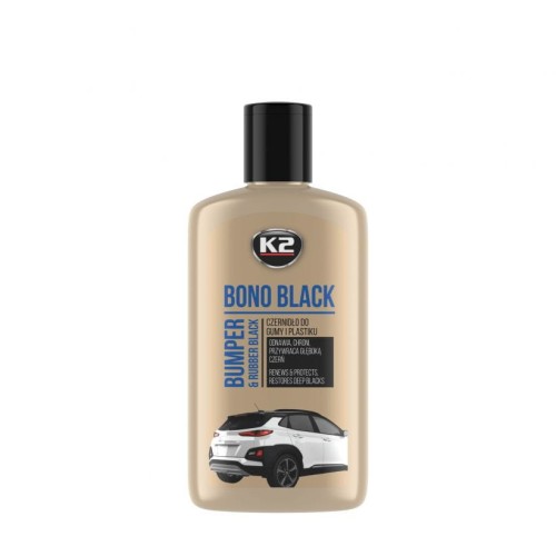 K2 BONO BLACK 250ml - czernidło do odnawiania gumy i plastików - 1040552