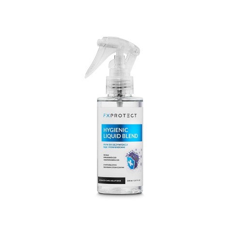 FX Protect HYGIENIC LIQUID BLEND - płyn do dezynfekcji rąk i powierzchni. Z naturalnymi olejkami eterycznymi. 150ml - 1040111