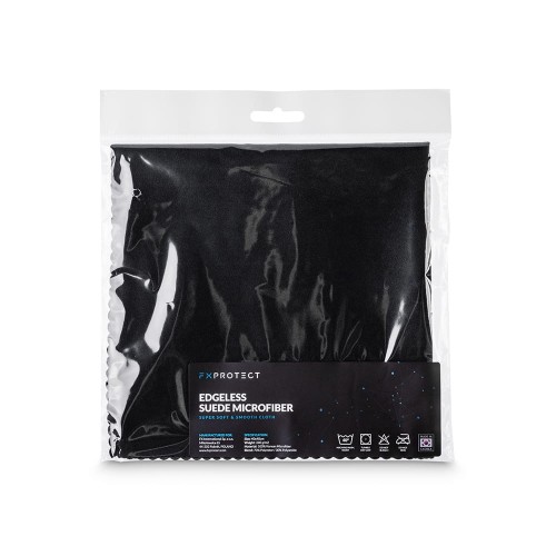 FX Protect SUEDE 40x40cm - BLACK - duża mikrofibra 240gsm do aplikacji powłok - 1040209