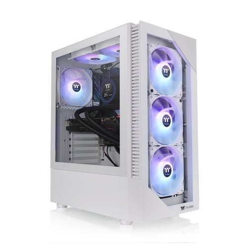 THERMALTAKE VIEW 200 ARGB*3 TEMPERED GLASS - SNOW CA-1X3-00M6WN-00 - 1603881