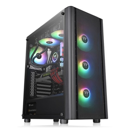 THERMALTAKE V250 AIR TEMPERED GLASS 3X12CM ARGB + 12CM - BLACK CA-1Q5-00M1WN-03 - 1603864