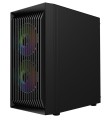 Obudowa LOGIC ATOS ARGB mATX/mITX Mini USB 3.0 Black bez zasilacza - 1459708