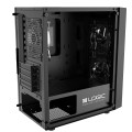 Obudowa LOGIC ATOS ARGB mATX/mITX Mini USB 3.0 Black bez zasilacza - 1459711