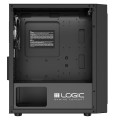Obudowa LOGIC ATOS ARGB mATX/mITX Mini USB 3.0 Black bez zasilacza - 1459718