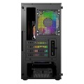 Obudowa LOGIC ATOS ARGB mATX/mITX Mini USB 3.0 Black bez zasilacza - 1459705