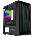 Obudowa LOGIC ATOS ARGB mATX/mITX Mini USB 3.0 Black bez zasilacza - 1459717