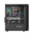 Obudowa LOGIC ATOS ARGB mATX/mITX Mini USB 3.0 Black bez zasilacza - 1459703
