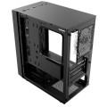 Obudowa LOGIC ATOS ARGB mATX/mITX Mini USB 3.0 Black bez zasilacza - 1459716