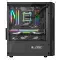 Obudowa LOGIC ARAMIS ARGB mATX/mITX Mini USB 3.0 Black bez zasilacza - 1437436