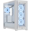 Obudowa Corsair iCUE 5000X RGB Mid-Tower ATX Tempered Glass White QL Edition (CC-9011233-WW) - 1519983