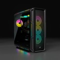 Obudowa Corsair iCUE 5000T RGB Mid-Tower ATX Tempered Glass Black (CC-9011230-WW) - 1519925