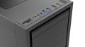 GEMBIRD OBUDOWA FORNAX K500 MIDI-TOWER (2X USB 3.0, 1X USB TYP-C, CZYTNIK KART, HD AUDIO) CZARNA - 1503144