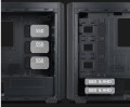 GEMBIRD OBUDOWA FORNAX K500 MIDI-TOWER (2X USB 3.0, 1X USB TYP-C, CZYTNIK KART, HD AUDIO) CZARNA - 1503148