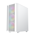 GEMBIRD OBUDOWA FORNAX 4000W MIDI-TOWER (2X USB 3.0, 1X USB 2.0, HD AUDIO, SZKLANY PANEL BOCZNY, PODŚWIETLENIE ARGB) BIAŁA - 1503131