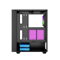 GEMBIRD OBUDOWA FORNAX 4000 MIDI-TOWER (2X USB 3.0, 1X USB 2.0, HD AUDIO, SZKLANY PANEL BOCZNY, PODŚWIETLENIE ARGB) CZARNA - 1503127