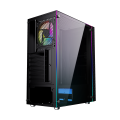 GEMBIRD OBUDOWA FORNAX 2500 MIDI-TOWER (1X USB 3.0, 2X USB 2.0, HD AUDIO, SZKLANY PANEL BOCZNY) CZARNA - 1503113