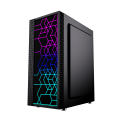 GEMBIRD OBUDOWA FORNAX 2500 MIDI-TOWER (1X USB 3.0, 2X USB 2.0, HD AUDIO, SZKLANY PANEL BOCZNY) CZARNA - 1503112