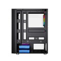 GEMBIRD OBUDOWA FORNAX 2500 MIDI-TOWER (1X USB 3.0, 2X USB 2.0, HD AUDIO, SZKLANY PANEL BOCZNY) CZARNA - 1503117