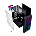 GEMBIRD OBUDOWA FORNAX 2500 MIDI-TOWER (1X USB 3.0, 2X USB 2.0, HD AUDIO, SZKLANY PANEL BOCZNY) CZARNA - 1503118