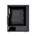 GEMBIRD OBUDOWA FORNAX 2500 MIDI-TOWER (1X USB 3.0, 2X USB 2.0, HD AUDIO, SZKLANY PANEL BOCZNY) CZARNA - 1503116