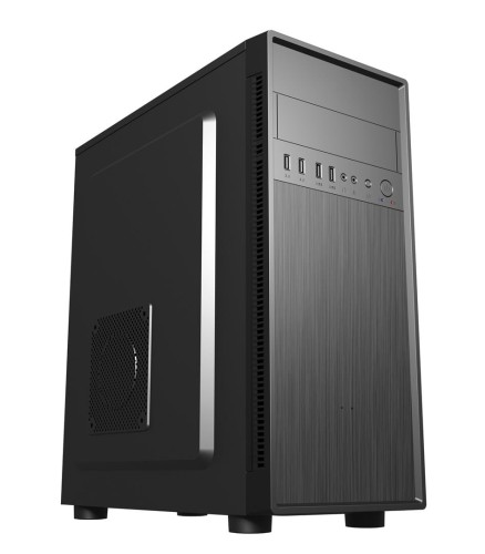 GEMBIRD OBUDOWA FORNAX 160 MIDI-TOWER (2X USB 3.0, 2X USB 2.0, HD AUDIO) CZARNA - 1606850