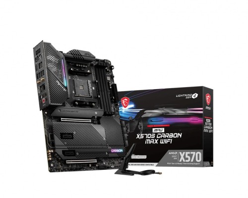 Płyta MSI MPG X570S CARBON MAX WIFI /AMD X570/DDR4/SATA3/M.2/WiFi/BT/USB3.1/PCIe4.0/AM4/ATX - 1492484
