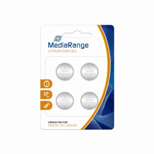 Baterie litowe MediaRange MRBAT132 Coin Cells, CR2032|3V, Pack 4