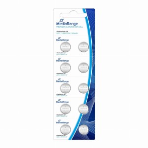 Baterie alkaliczne MediaRange MRBAT113 Coin Cells, AG13|LR44|1.5V, Pack 10