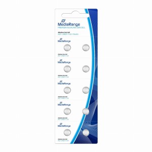 Baterie alkaliczne MediaRange MRBAT110 Coin Cells, AG1|LR621|1.5V, Pack 10