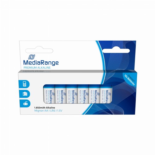 Baterie alkaliczne MediaRange MRBAT105 Mignon AA|LR6|1.5V, Pack 10 - 969445