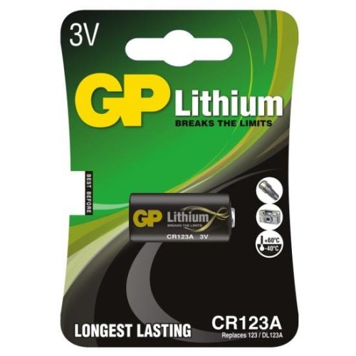 Bateria foto litowa GP CR123 1x - 1467963