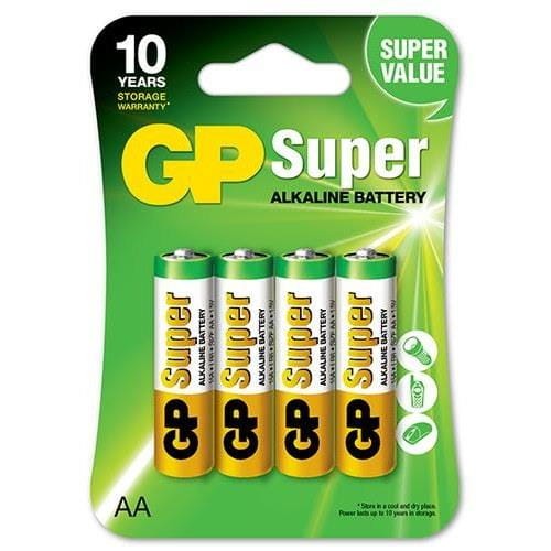 Bateria alkaliczna AA / LR6 GP Super Alkaline x4 - 1467961