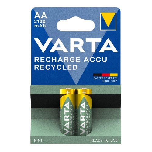 Akumulatorki VARTA Recharge Accu Recycled 2100 mAh HR6/AA 2szt - 1525690