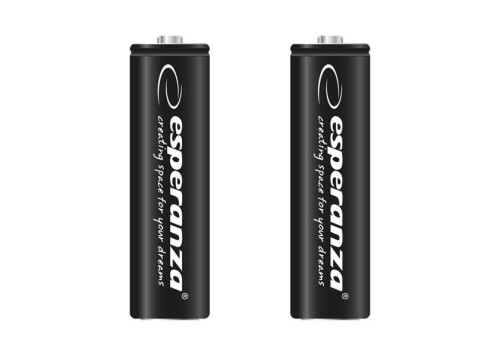 Akumulatorki AA Esperanza 2600mAh 2szt. czarne - 1386878