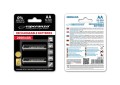 Akumulatorki AA Esperanza 2600mAh 2szt. czarne - 1386879