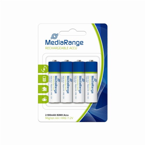 Akumulator MediaRange MRBAT121 Mignon AA|HR6|1.2V, Pack 4 - 969462