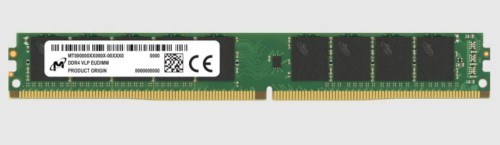 Micron UDIMM ECC VLP 16GB DDR4 2Rx8 2666MHz PC4-21300 MTA18ADF2G72AZ-2G6 - 1492549