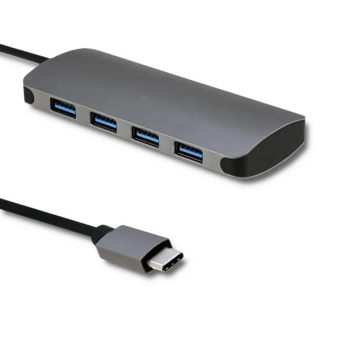 Kabel adapter Qoltec USB 3.1 typ CM / 4 x USB 3.0 / DC - 973697