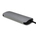 QOLTEC ADAPTER USB 3.1 C MĘSKI | HDMI ŻEŃSKIE | USB 3.0 ŻEŃSKIE | RJ-45 ŻEŃSKIE | SD | MICRO SD | PD - 1124900