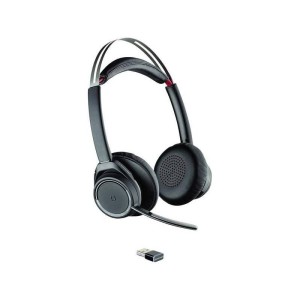 Słuchawki z mikrofonem Poly VOYAGER FOCUS UC B825 NO STAND czarne