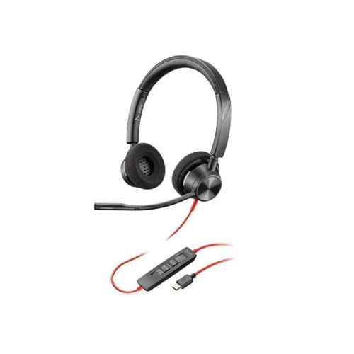 Słuchawki z mikrofonem Poly BLACKWIRE 3320 BW3320-M USB-C czarne - 1525441